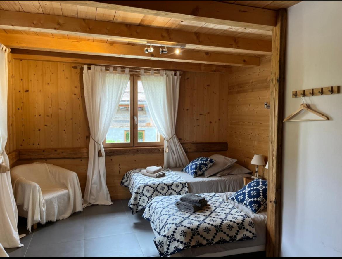 Le Chalet Du Cret - 8 Pers, Tout Confort Avec Jacuzzi Notre-Dame-de-Bellecombe Eksteriør billede